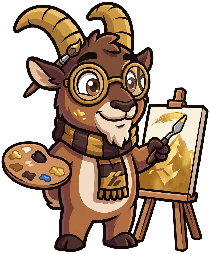 Zak painting a masterpiece of marketing content